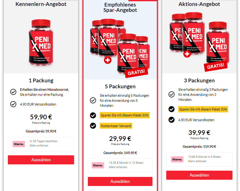 PeniXmed Preise